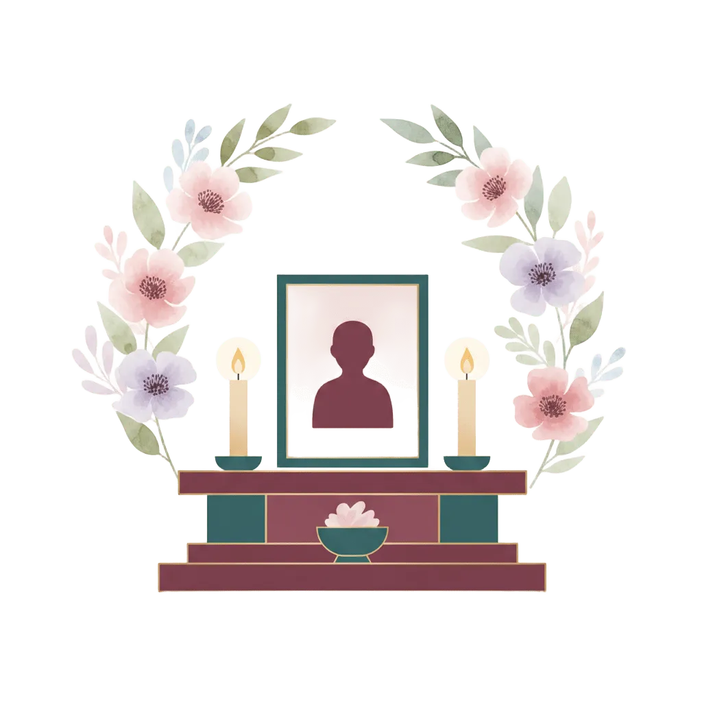 Trauerrede Illustration